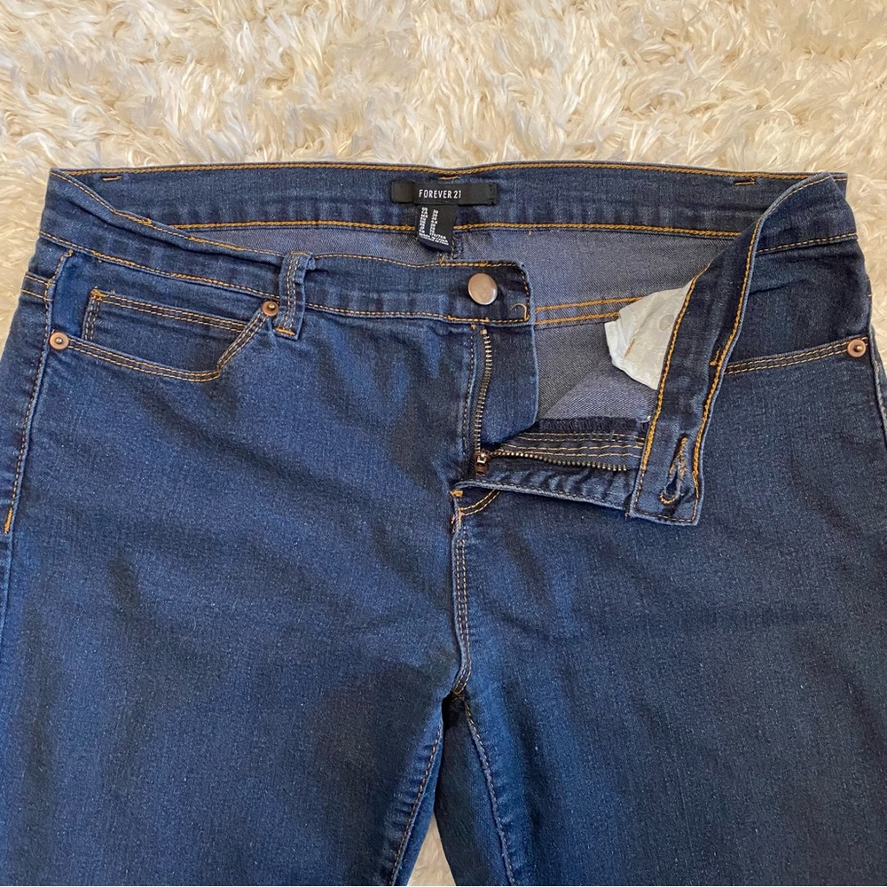 Dark Denim Skinny Jeans Forever 21 - Picture 5 of 7